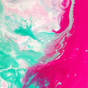Aquamarine, light pink and magenta marbling for bright colours in Design Trends for 2019.